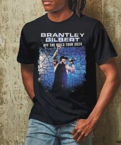 Official Brantley Gilbert Off The Rails Tour 2024 t shirt