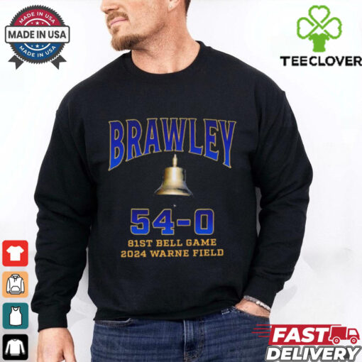 Official Brawley Wildcats 81st Bell Game 2024 Warne Field 54 – 0 t shirt