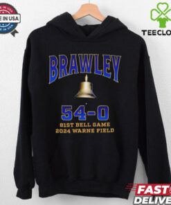 Official Brawley Wildcats 81st Bell Game 2024 Warne Field 54 – 0 t shirt