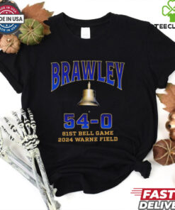 Official Brawley Wildcats 81st Bell Game 2024 Warne Field 54 – 0 t shirt