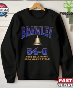 Official Brawley Wildcats 81st Bell Game 2024 Warne Field 54 – 0 t shirt