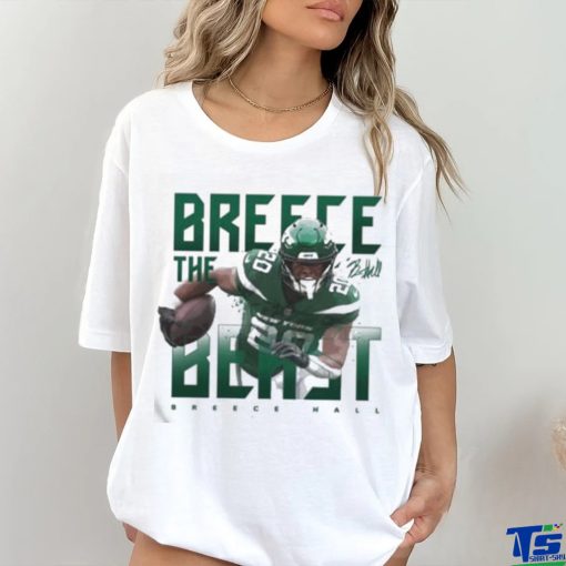 Official Breece Hall New York Jets Signature T hoodie, sweater, longsleeve, shirt v-neck, t-shirt