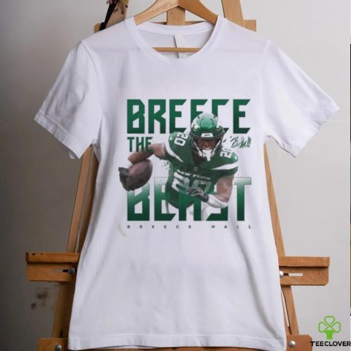 Official Breece Hall New York Jets Signature T hoodie, sweater, longsleeve, shirt v-neck, t-shirt