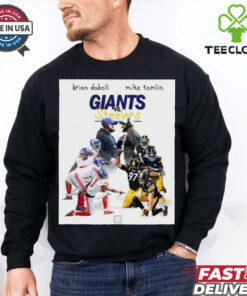 Official Brian Daboll and Mike Tomlin Pittsburgh Steelers vs New York Giants NFL t shirt 3 Official Brian Daboll and Mike Tomlin Pittsburgh Steelers vs New York Giants NFL t shirt