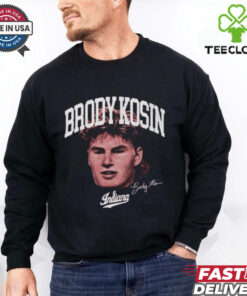 Official Brody Kosin Indiana Hoosiers Portrait Cardinal Signature t shirt