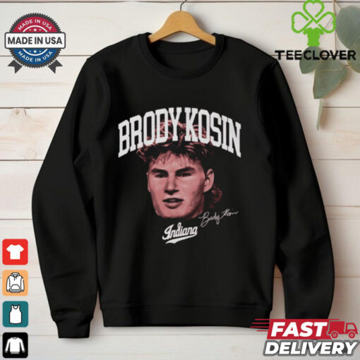 Official Brody Kosin Indiana Hoosiers Portrait Cardinal Signature t shirt