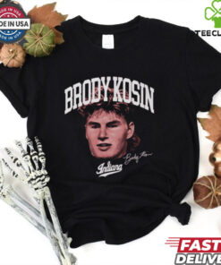 Official Brody Kosin Indiana Hoosiers Portrait Cardinal Signature t shirt