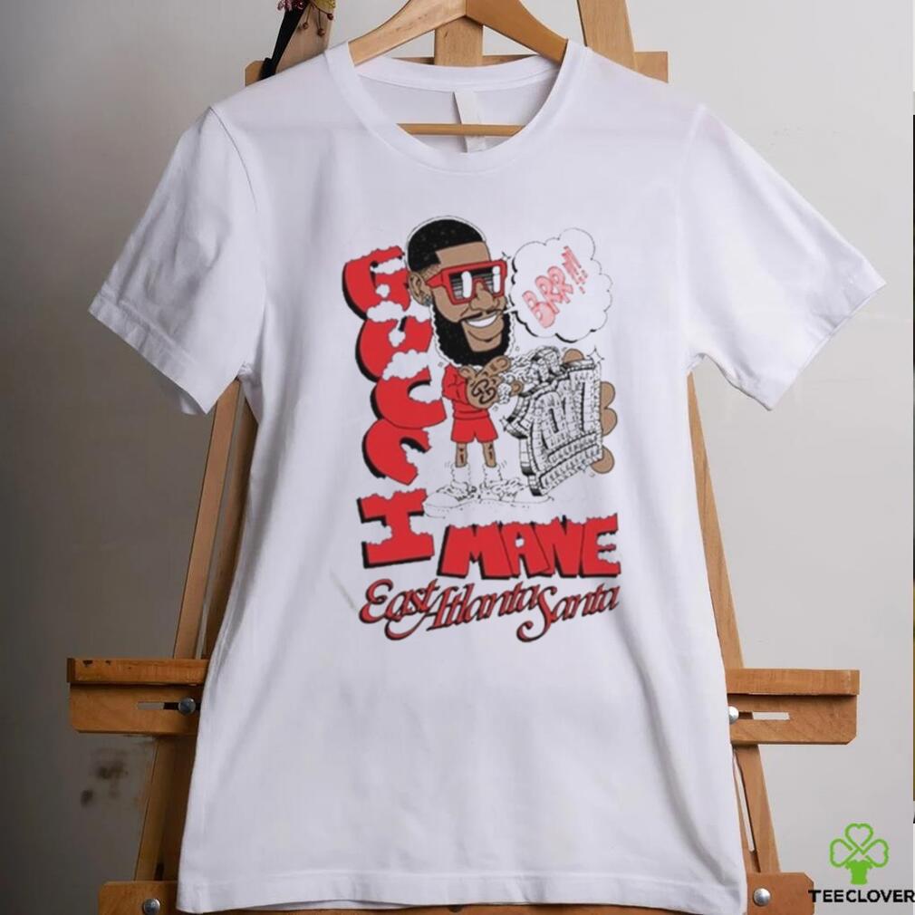 Official Brr Christmas East Atlanta Santa T Shirt Official Brr Christmas East Atlanta Santa T Shirt