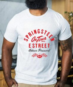 Official Bruce Springsteen And The E Street Band Denmark 2024 Limited Edition Tour T Shirt