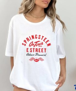 Official Bruce Springsteen And The E Street Band Denmark 2024 Limited Edition Tour T Shirt