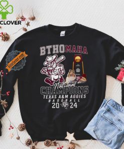 Official Bthomaha National Champions Texas A&M Aggies Baseball 2024 shirt