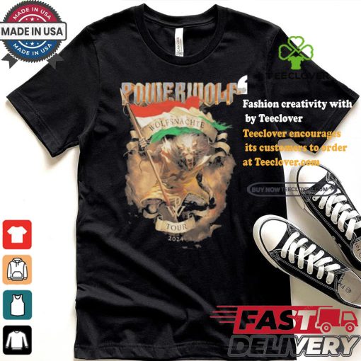 Official Budapest Powerwolf Wolfsnächte Tour 2024 shirt