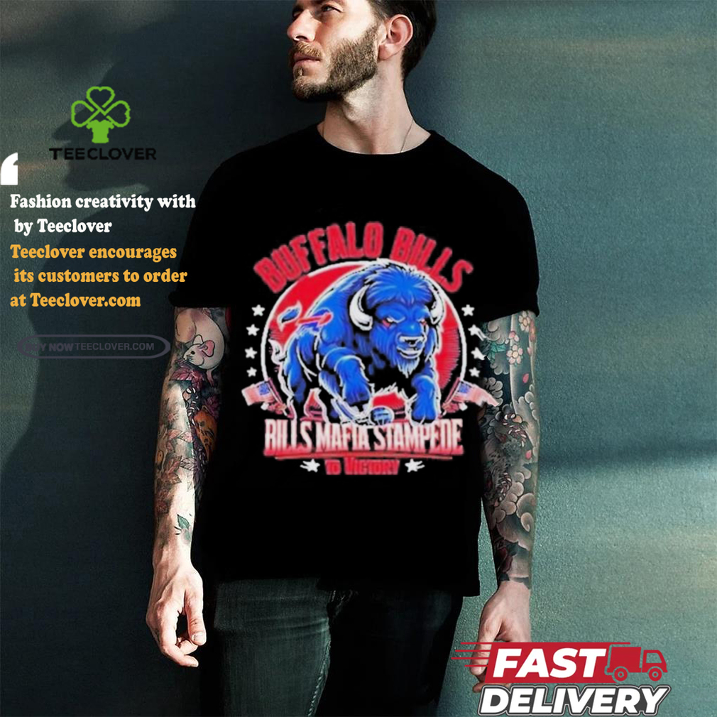 Official Buffalo Bills Football Bills mafia stampede to victory T shirt Official Buffalo Bills Football Bills mafia stampede to victory T shirt