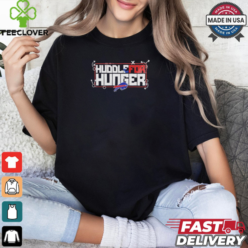 Official Buffalo Bills Huddle for Hunger T Shirt Official Buffalo Bills Huddle for Hunger T Shirt