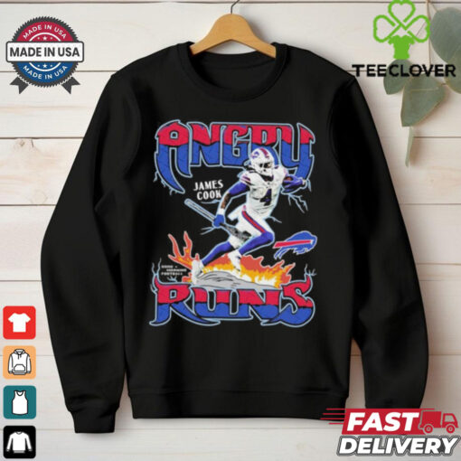Official Buffalo Bills James Cook Angry Runs Shirt
