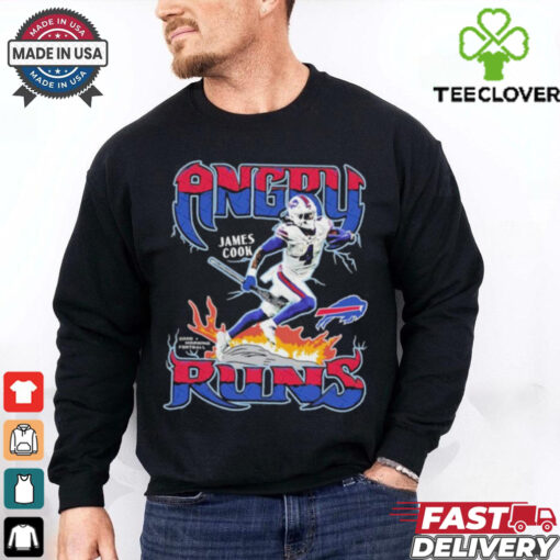 Official Buffalo Bills James Cook Angry Runs Shirt