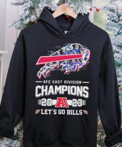 Official Buffalo Bills Logo Players Signature 2023 AFC East Division Champions Let’s Go Bills ShirtOfficial