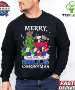 Official Buffalo Bills Merry Bill Mafia Christmas 2024 The Memories Of Snoopy Sweatshirt
