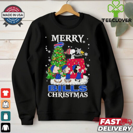 Official Buffalo Bills Merry Bill Mafia Christmas 2024 The Memories Of Snoopy Sweatshirt