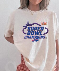 Official Buffalo Bills Super Bowl LIX Champions Locker Room Logo Tee