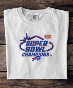 Official Buffalo Bills Super Bowl LIX Champions Locker Room Logo Tee