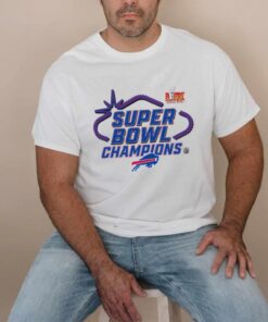 Official Buffalo Bills Super Bowl LIX Champions Locker Room Logo Tee