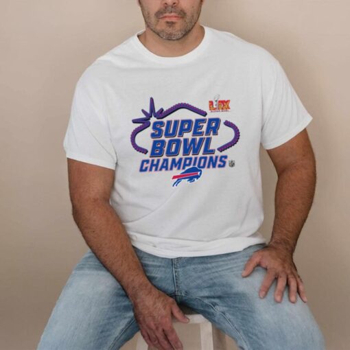 Official Buffalo Bills Super Bowl LIX Champions Locker Room Logo Tee