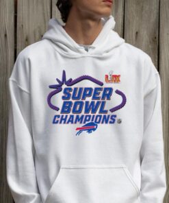 Official Buffalo Bills Super Bowl LIX Champions Locker Room Logo Tee