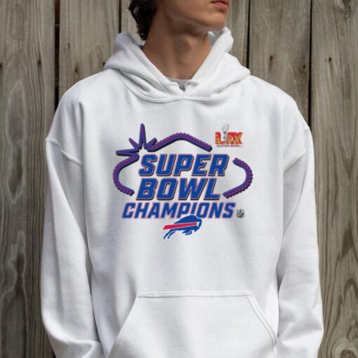 Official Buffalo Bills Super Bowl LIX Champions Locker Room Logo Tee