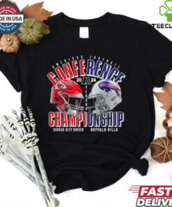 Official Buffalo Bills Vs. Kansas City Chiefs 2024 AFC Championship Game Head To Head Shirt