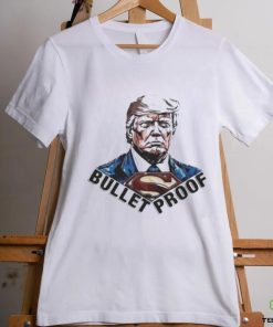 Official Bullet proof Donald Trump superman T shirt
