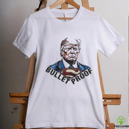 Official Bullet proof Donald Trump superman T shirt
