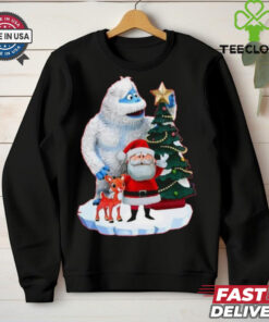 Official Bumble Rudolph And Santa Exclusive Rudolph The Red Nosed Reindeer Christmas Shirt 1 Official Bumble Rudolph And Santa Exclusive Rudolph The Red Nosed Reindeer Christmas Shirt