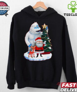Official Bumble Rudolph And Santa Exclusive Rudolph The Red Nosed Reindeer Christmas Shirt 2 Official Bumble Rudolph And Santa Exclusive Rudolph The Red Nosed Reindeer Christmas Shirt