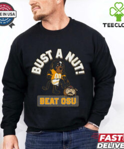 Official Bust A Nut Tennessee Vols Beat Ohio State Buckeyes Mascot t shirt