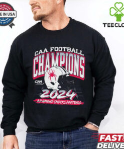 Official CAA Football Champions 2024 Richmond Spiders Football t shirt