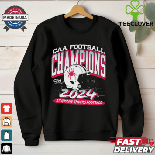 Official CAA Football Champions 2024 Richmond Spiders Football t shirt