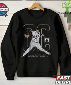 Official CC Sabathia New York Yankees National Baseball Hall of Fame Inductee Class of 2025 Signature t shirt