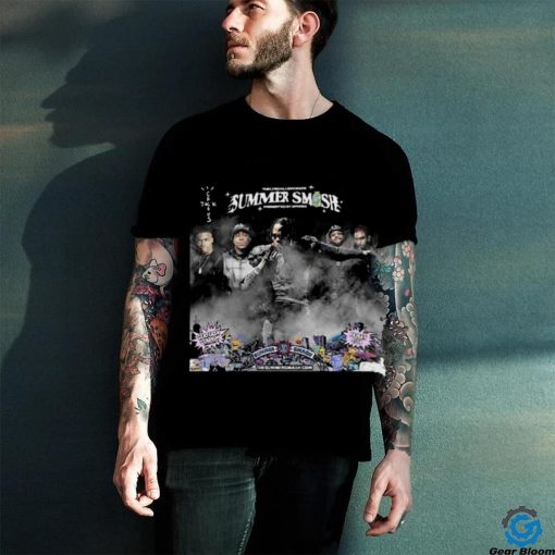 Official Cactus Jack Group At The Lyrical Lemonade Summer Smash 2024 Fan Gifts Classic T Shirt