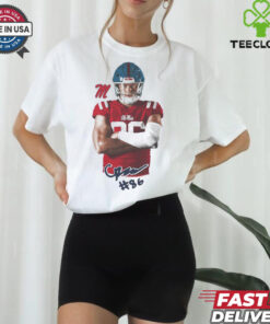 Official Caden Prieskorn Ole Miss Rebels Portrait Signature t shirt 1 Official Caden Prieskorn Ole Miss Rebels Portrait Signature t shirt