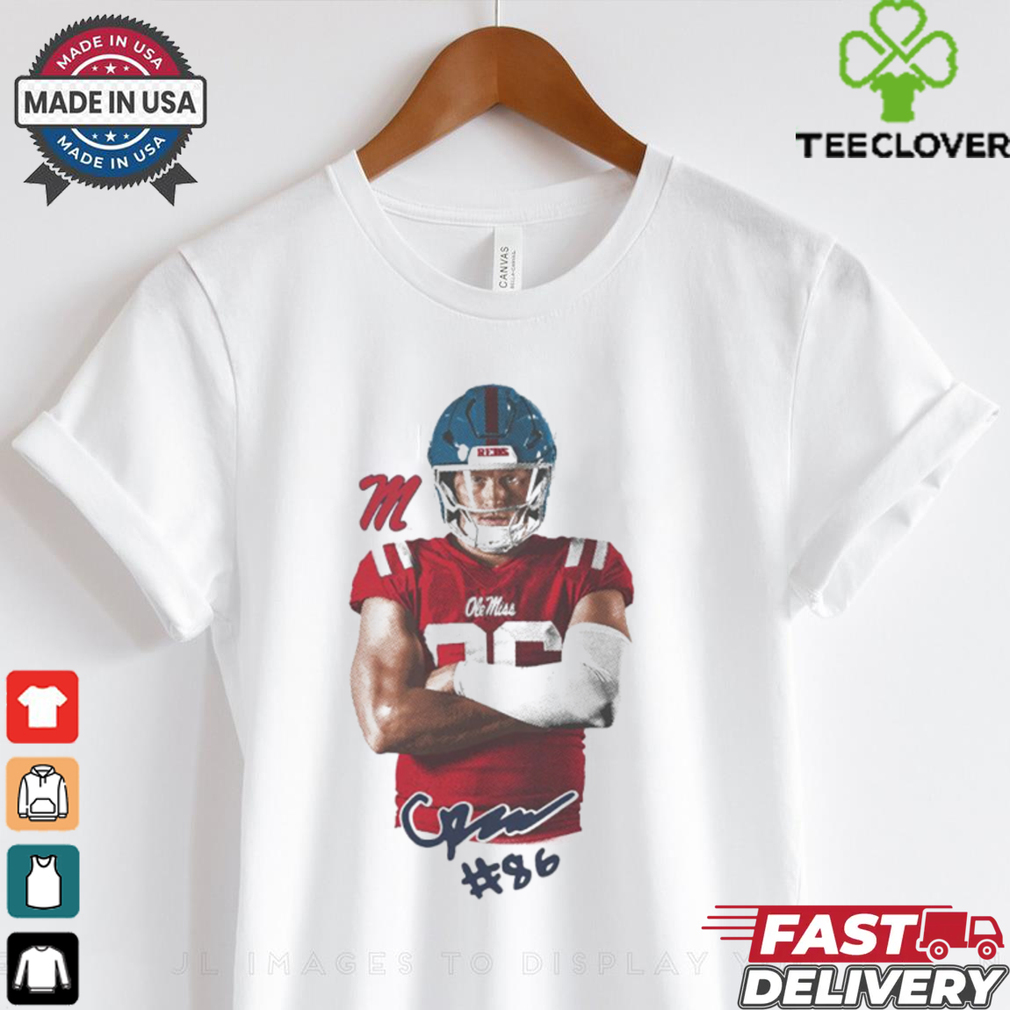 Official Caden Prieskorn Ole Miss Rebels Portrait Signature t shirt Official Caden Prieskorn Ole Miss Rebels Portrait Signature t shirt