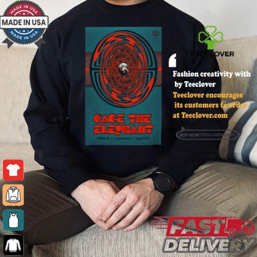 Official Cage The Elephant Aug 10 2024 Canada Life Centre in Winnipeg MB Poster Unisex T Shirt