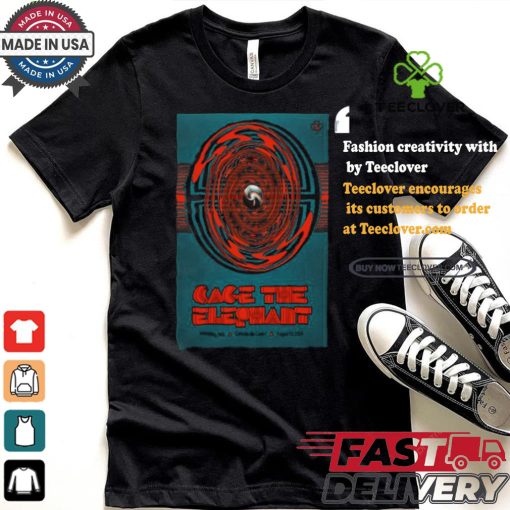Official Cage The Elephant Aug 10 2024 Canada Life Centre in Winnipeg MB Poster Unisex T Shirt