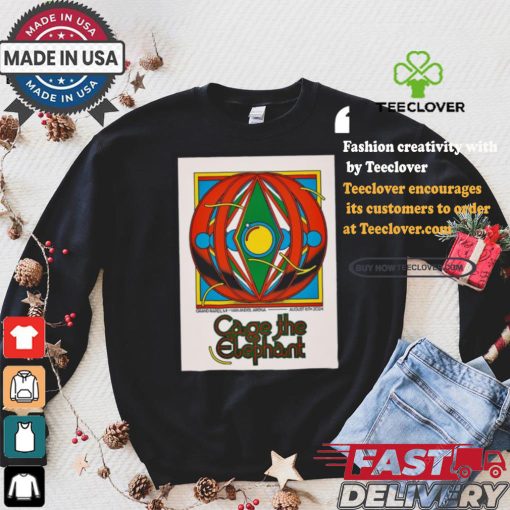 Official Cage The Elephant Show At Van Andel Arena On Aug 16 2024 Poster Shirt