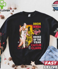 Official Caitlin Clark 22 Indiana Fever WNBA 2024 Rookie of the Year Signature t hoodie, sweater, longsleeve, shirt v-neck, t-shirt