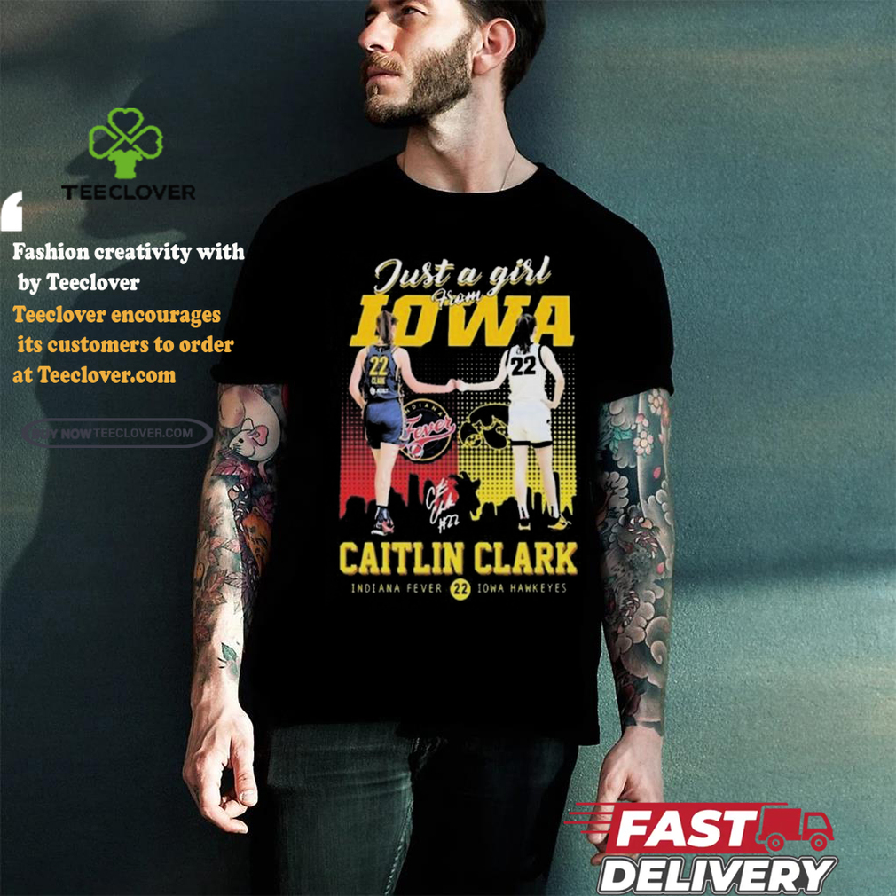 Official Caitlin Clark Indian Fever Iowa Hawkeyes Just A Girl From Iowa Signatures shirt Official Caitlin Clark Indian Fever Iowa Hawkeyes Just A Girl From Iowa Signatures shirt