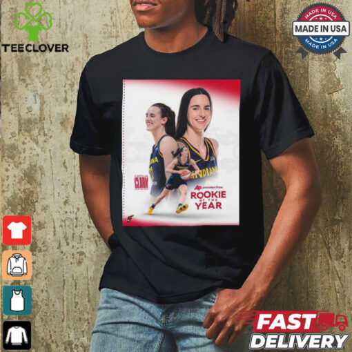 Official Caitlin Clark Indiana Fever Associated Press Rookie Of The Year 2024 shirt