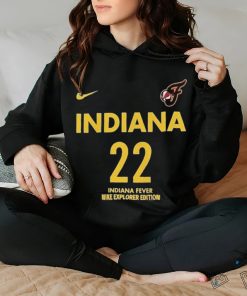 Official Caitlin Clark Indiana Fever Nike Youth 2024 WNBA Draft Explorer Edition Player Name & Number Shirt