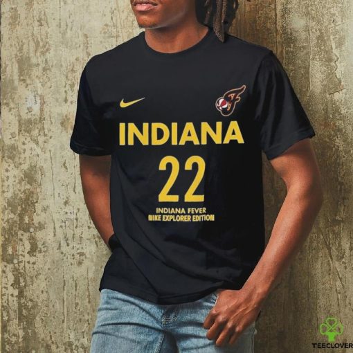 Official Caitlin Clark Indiana Fever Nike Youth 2024 WNBA Draft Explorer Edition Player Name & Number Shirt