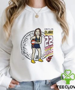 Official Caitlin Clark Indiana Fever Stadium Essentials Youth Player 8 Bit Shirt